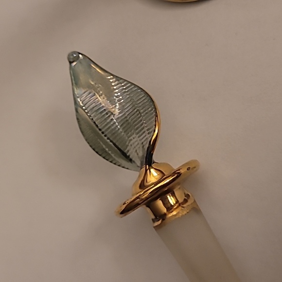 Egyptian Blue Blown Glass Teardrop Bottle - Picture 13 of 14